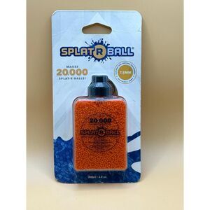 SplatRBall 75ml Gel Ammo Non-Toxic Orange 20,000 Splat Balls